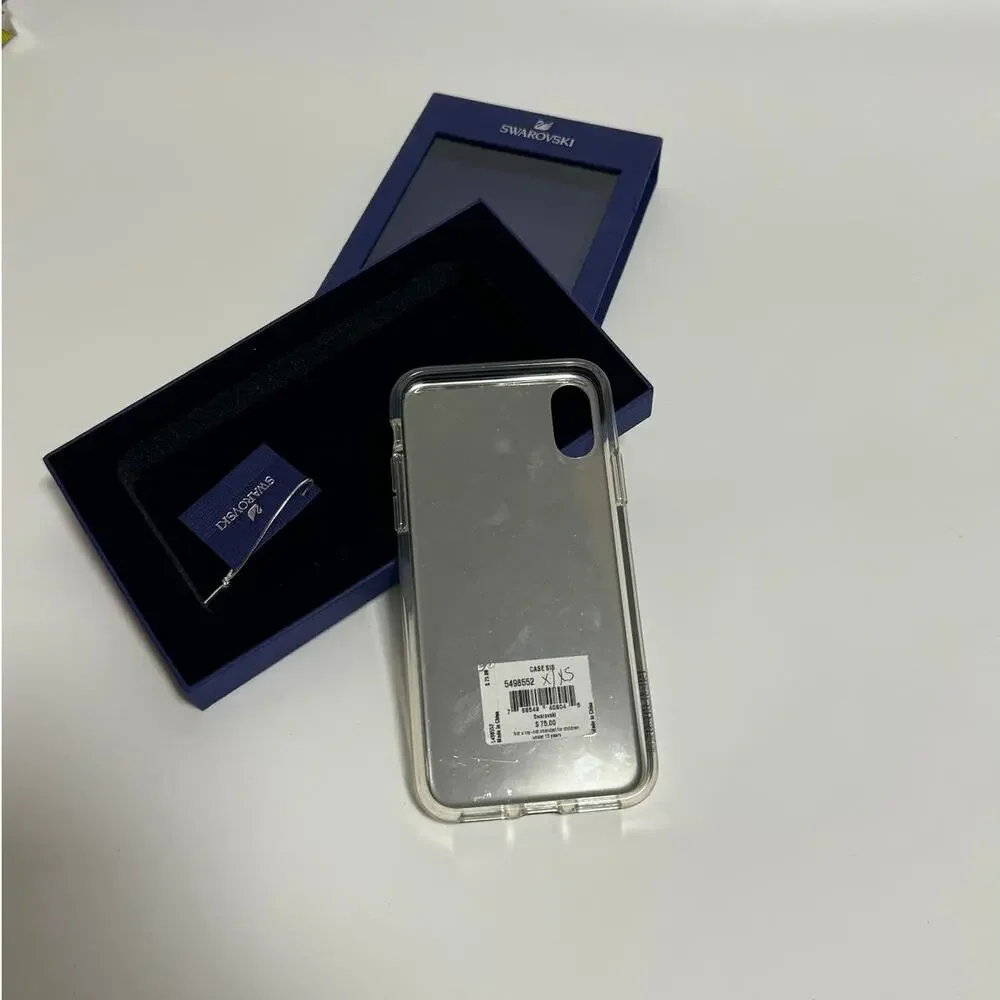 Swarovski Swan Iphone X XS Case ( Damage)